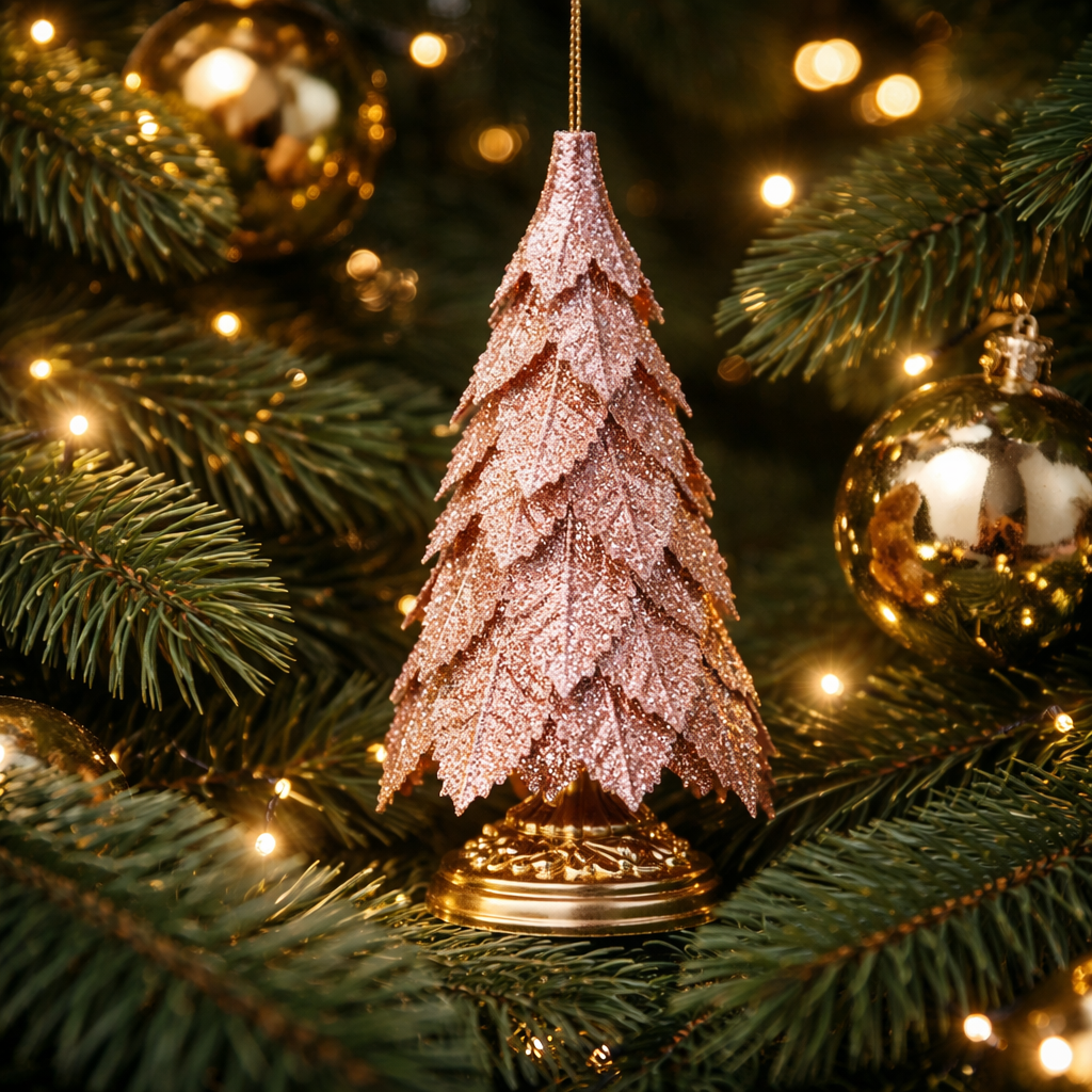Pink foil tree