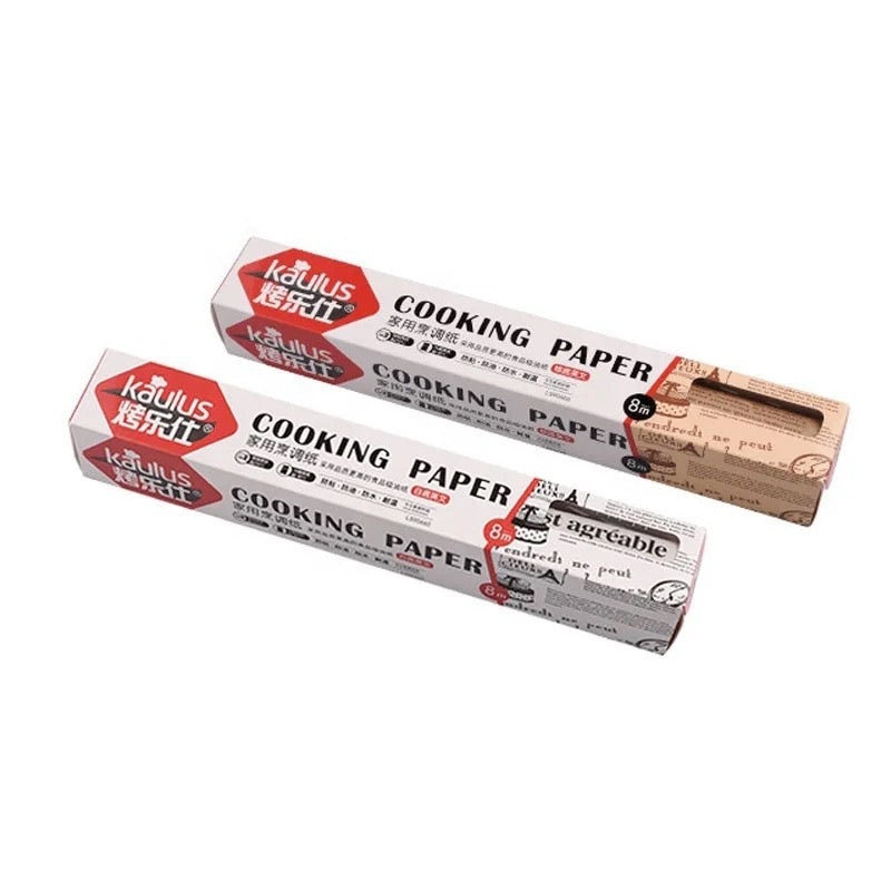 Natural printed grease proof paper