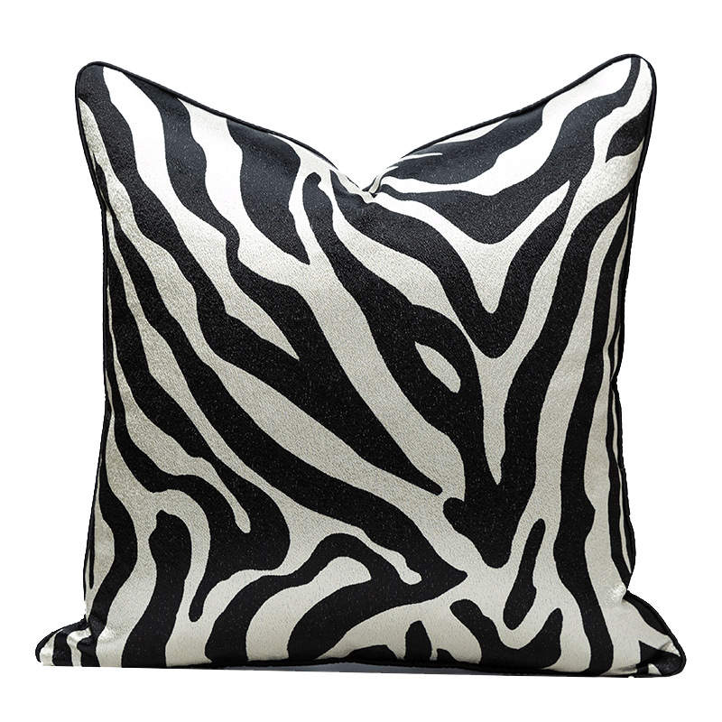 Zebra Cushion black and white